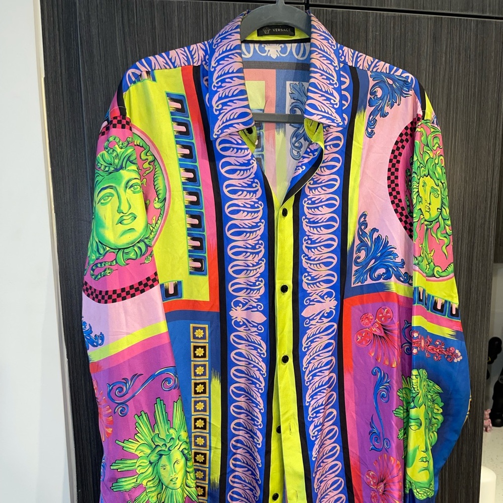 Versace silk shirt